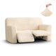 2 Seater Recliner Slipcover, Comfort Collection – Cream, product view | Cream