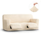 3 Seater Recliner Slipcover, Comfort Collection – Cream, front view | Cream