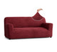 Sofa 3 Seater Slipcover, Comfort Collection – Burgundy, color swatch | Burgundy