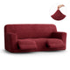 3 Seater Recliner Slipcover, Comfort Collection – Burgundy, front view | Burgundy