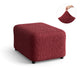 Ottoman Slipcover (Medium), Comfort Collection – Burgundy, detail view | Burgundy