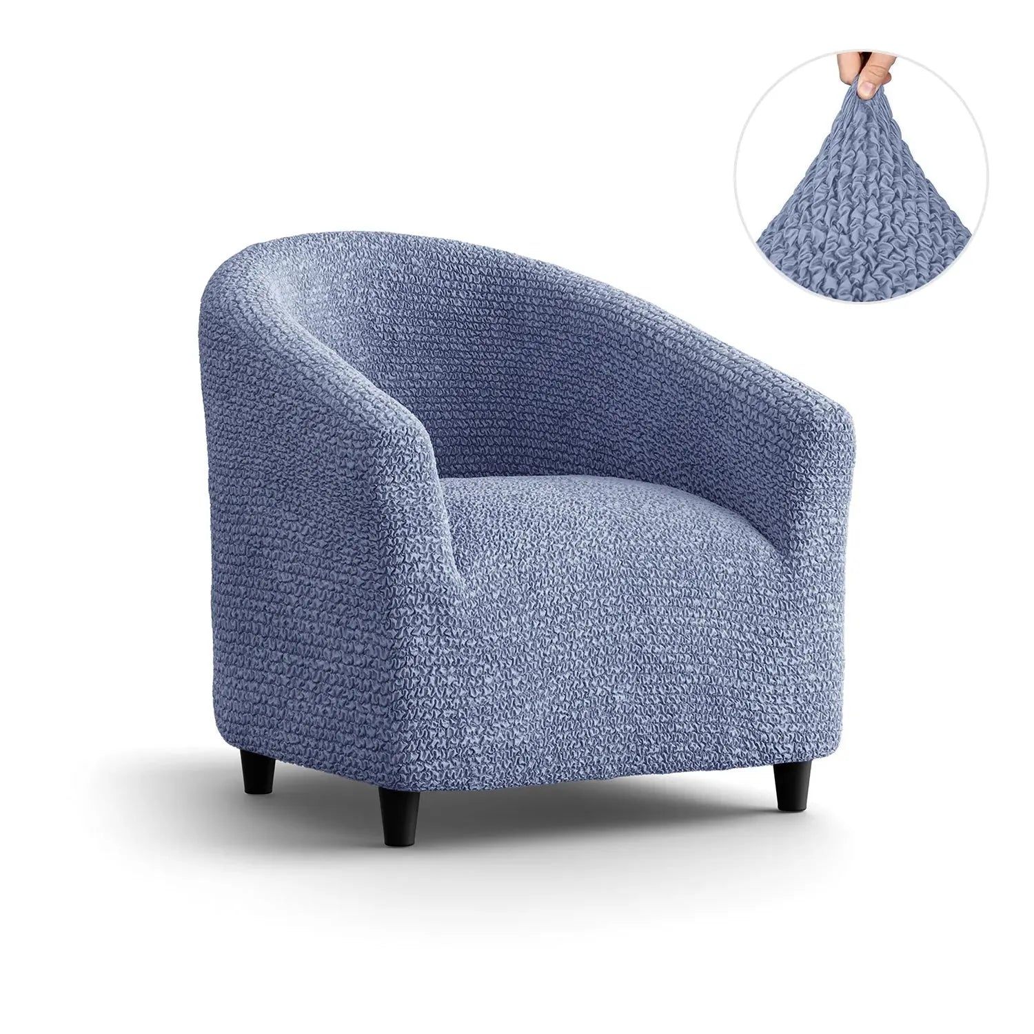 Swivel barrel chair cover hotsell