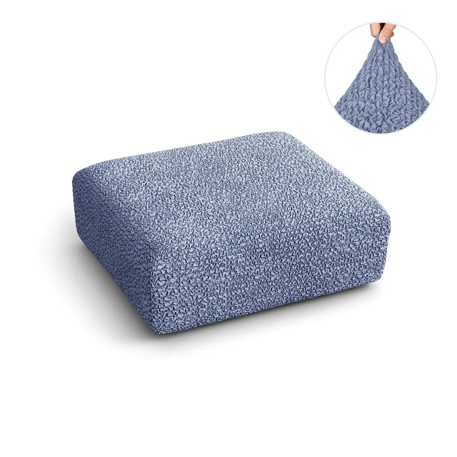 Blue Seat Cushion Cover, Microfibra Collection