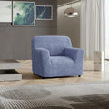 Blue Armchair Slipcover, Microfibra Collection