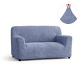 Blue Loveseat 2 Seater Slipcover, Microfibra Collection