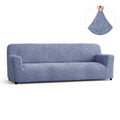 Blue Sofa 4 Seater Slipcover, Microfibra Collection