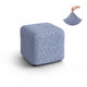 Ottoman Slipcover (Small), Comfort Collection – Blue, front view | Blue