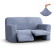 2 Seater Recliner Slipcover, Comfort Collection – Blue, product view | Blue
