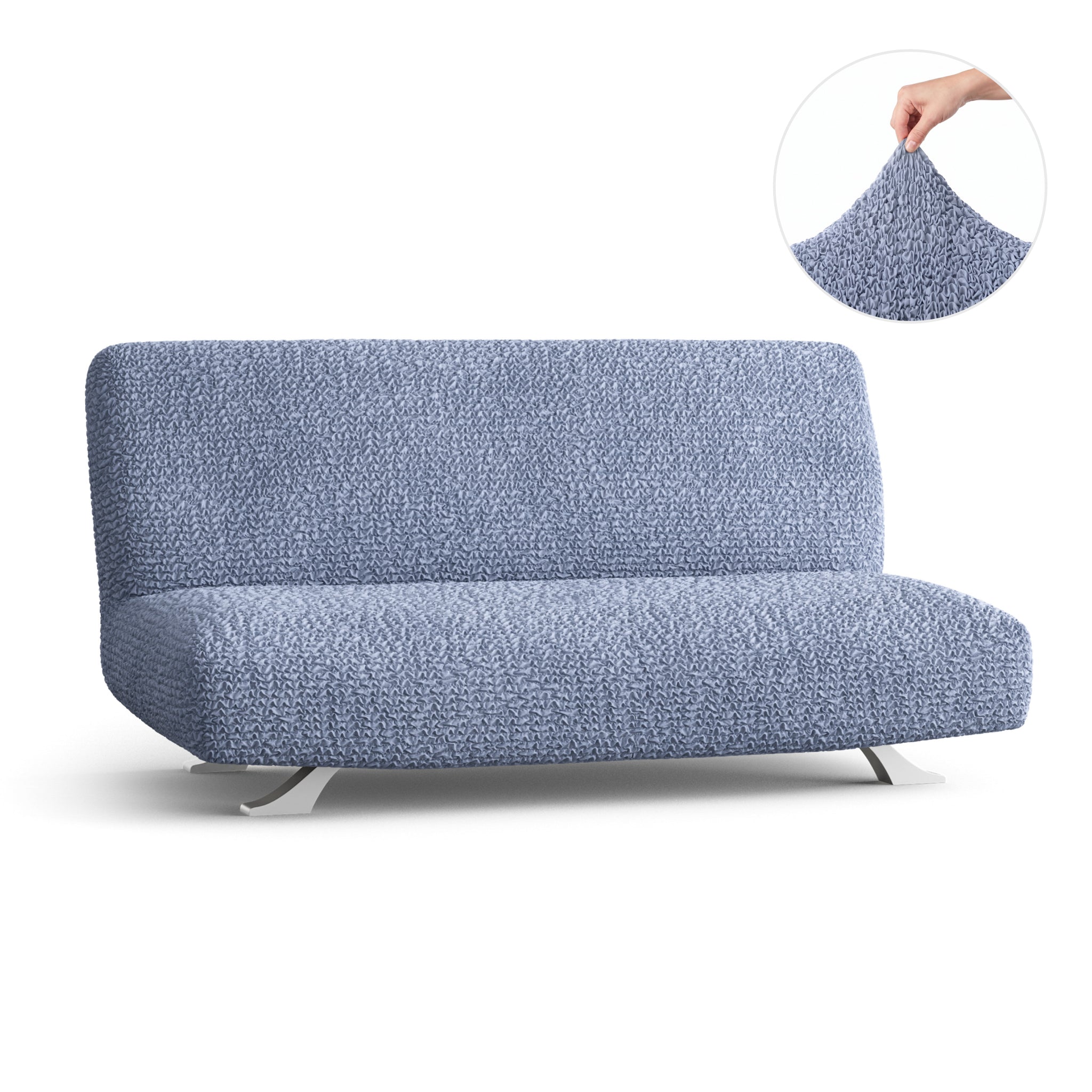 Futon Slipcover, Comfort Collection – Blue, product view | Blue