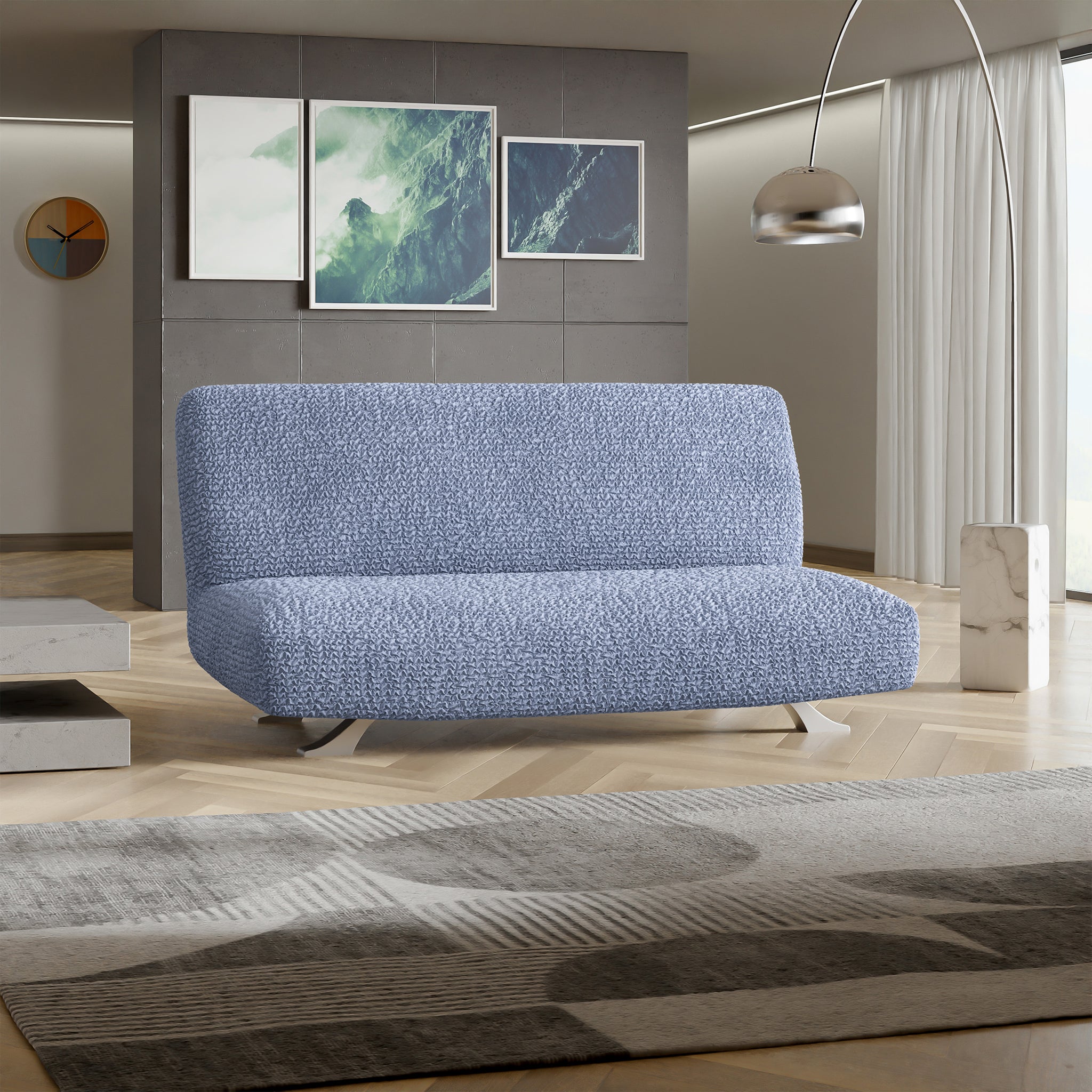 Futon Slipcover, Comfort Collection – Blue, detail view | Blue