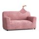 Loveseat 2 Seater Slipcover, Comfort Collection – Coral Pink, front view | Coral Pink