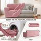 Sofa 4 Seater Slipcover, Comfort Collection – Coral Pink, color swatch | Coral Pink