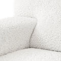 Crisp White Barrel Chair Slipcover, Microfibra Collection