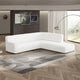 Fullback Support Sectional Sofa Slipcover (Right Chaise), Comfort Collection – Crisp White, detail view | Crisp White