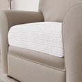 White Seat Cushion Cover, Microfibra Collection