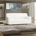 Crisp White Sofa 3 Seater Slipcover, Microfibra Collection