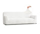 Sofa 4 Seater Slipcover, Comfort Collection – Crisp White, front view | Crisp White