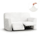 2 Seater Recliner Slipcover, Comfort Collection – Crisp White, product view | Crisp White