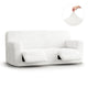 3 Seater Recliner Slipcover, Comfort Collection – Crisp White, front view | Crisp White