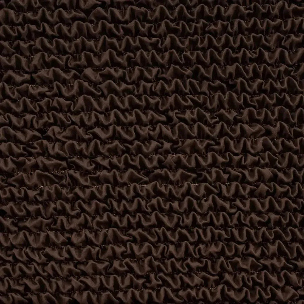 Dark Brown Large Corner Sofa Slipcover, Microfibra Collection