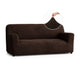 Sofa 3 Seater Slipcover, Comfort Collection – Dark Brown, color swatch | Dark Brown