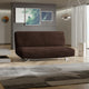 Futon Slipcover, Comfort Collection – Dark Brown, side view | Dark Brown