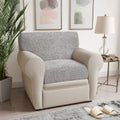 Light Grey Back Cushion Cover, Microfibra Collection