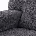 Dark Grey Large Reclining Armchair Slipcover, Microfibra Collection