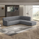 Fullback Support Sectional Sofa Slipcover (Right Chaise), Comfort Collection – Dark Grey, color swatch | Dark Grey