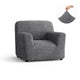 Armchair Slipcover, Comfort Collection – Dark Grey, front view | Dark Grey