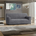 Dark Grey Sofa 3 Seater Slipcover, Microfibra Collection