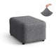 Ottoman Slipcover (Medium), Comfort Collection – Dark Grey, detail view | Dark Grey