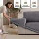 Sofa 3 Seater Slipcover, Comfort Collection – Dark Grey, color swatch | Dark Grey