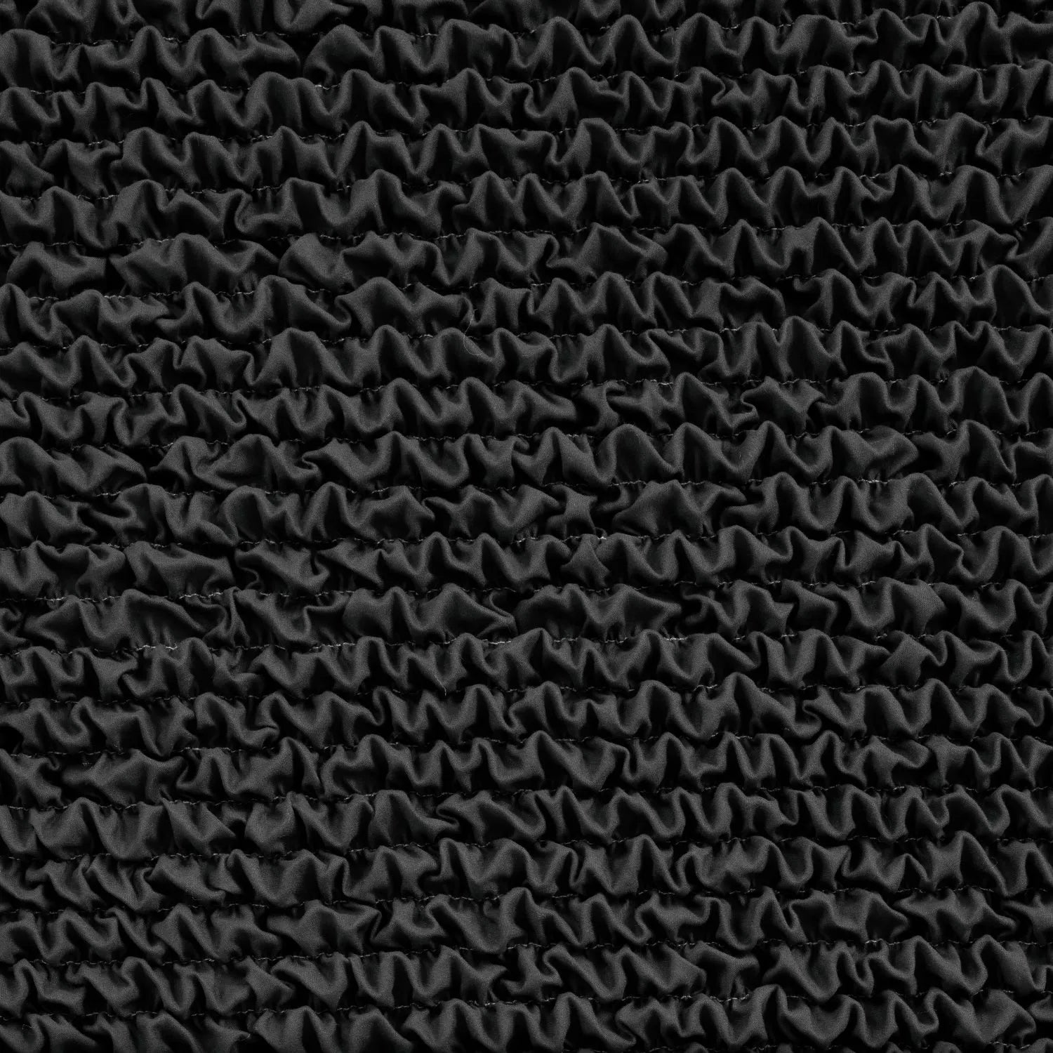 Black Ottoman Slipcover (Medium), Microfibra Collection