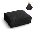 Black Seat Cushion Cover, Microfibra Collection