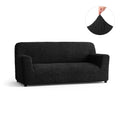 Black Sofa 3 Seater Slipcover, Microfibra Collection