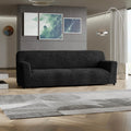 Black Sofa 4 Seater Slipcover, Microfibra Collection