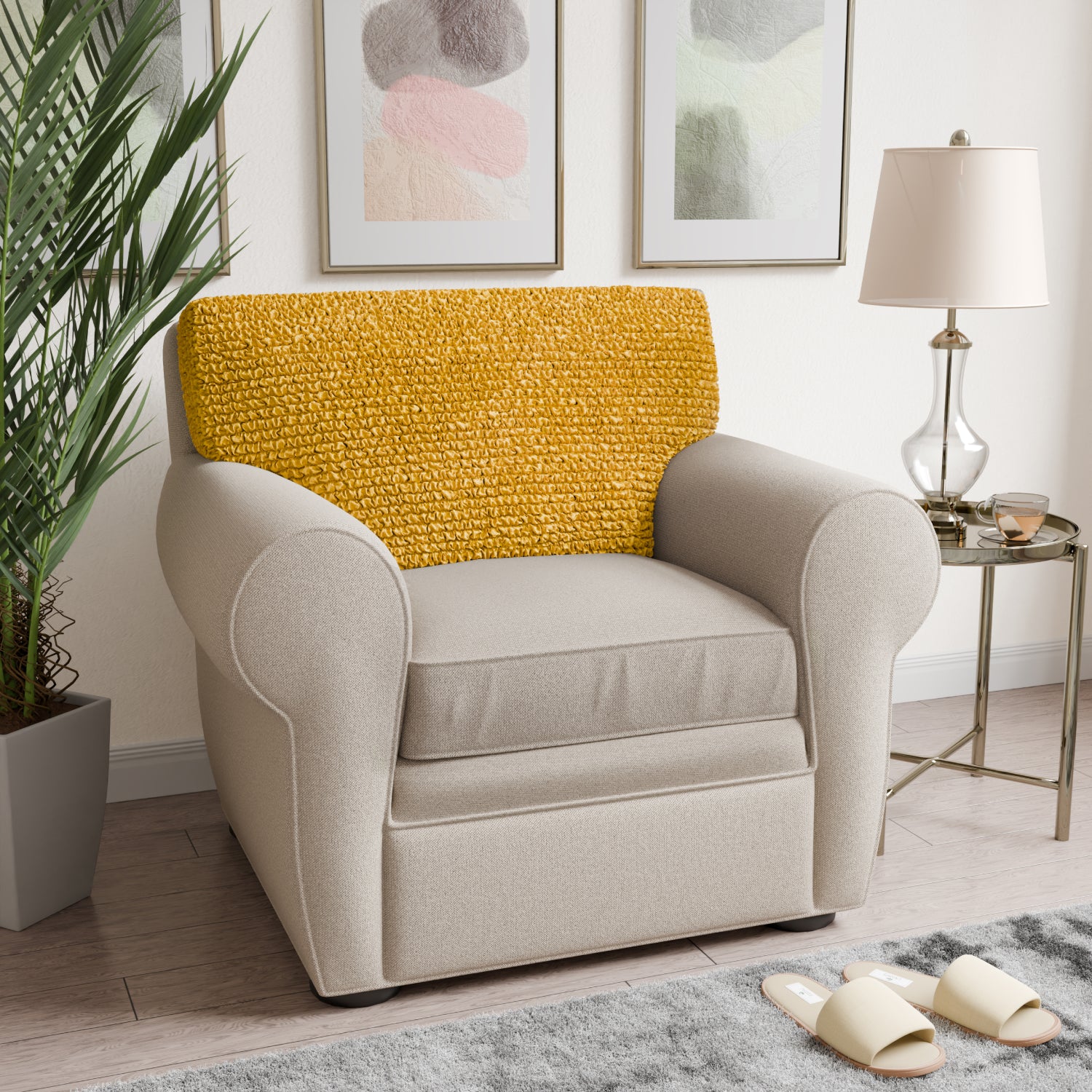 Mango Back Cushion Cover, Microfibra Collection