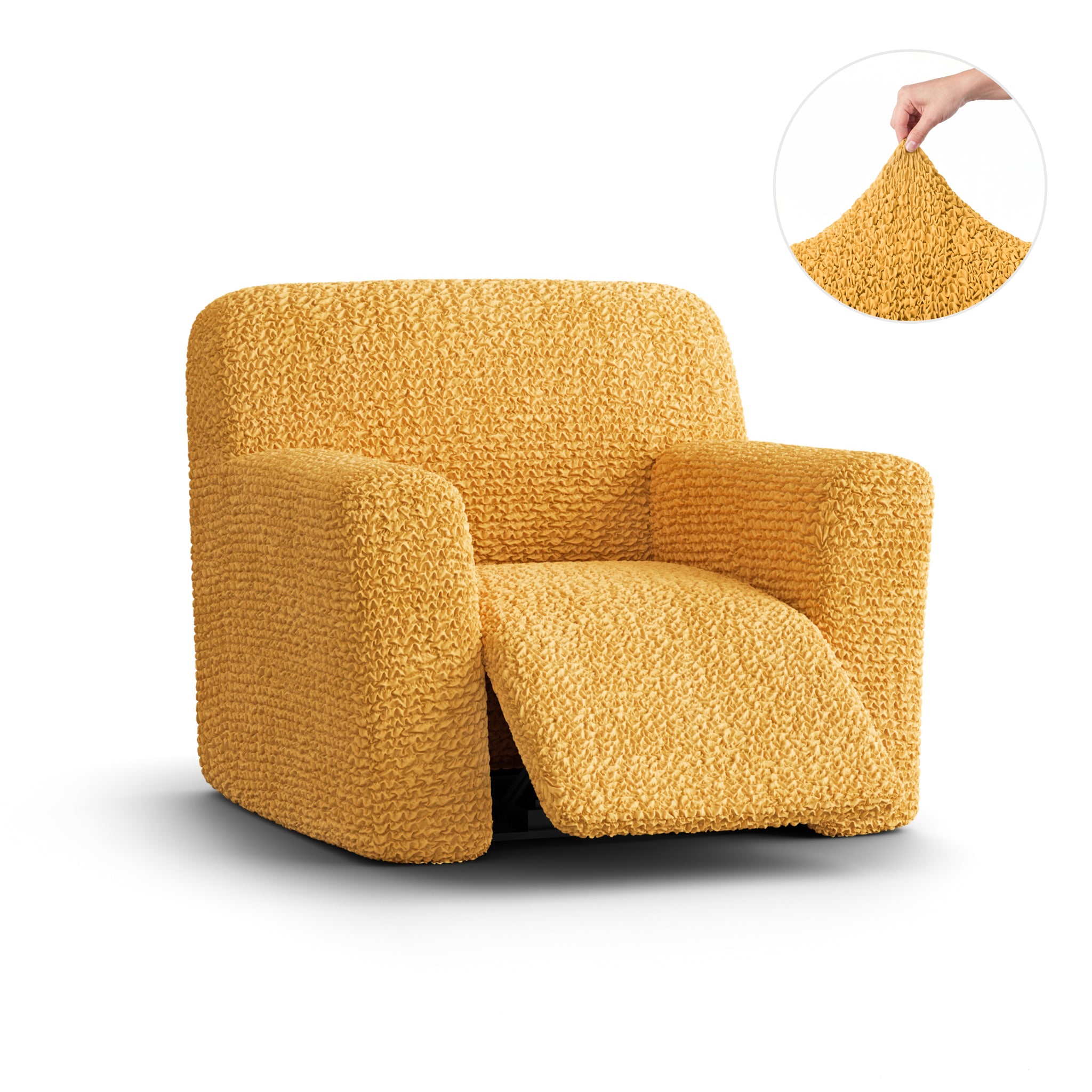 Reclining Armchair Slipcover, Comfort Collection – Mango, product view | Mango