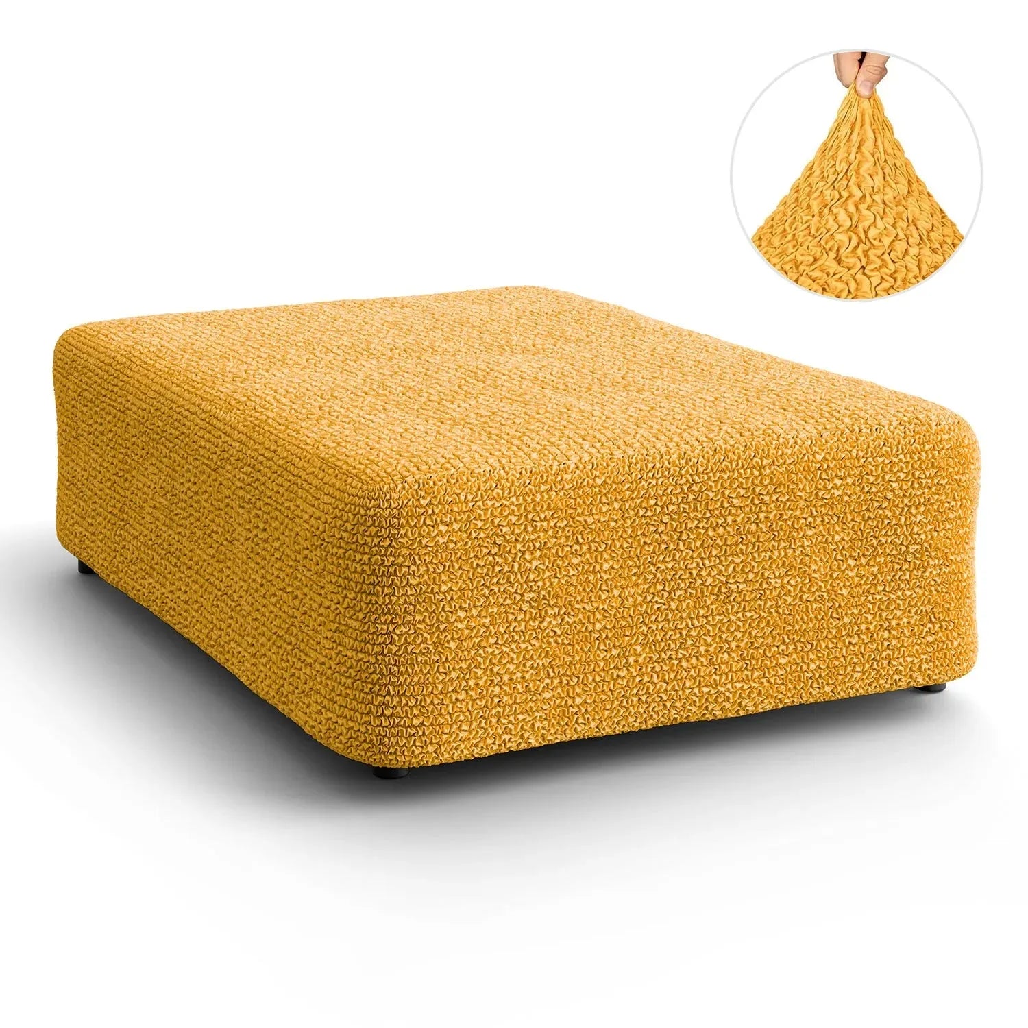 Mango Ottoman Slipcover (Large), Microfibra Collection