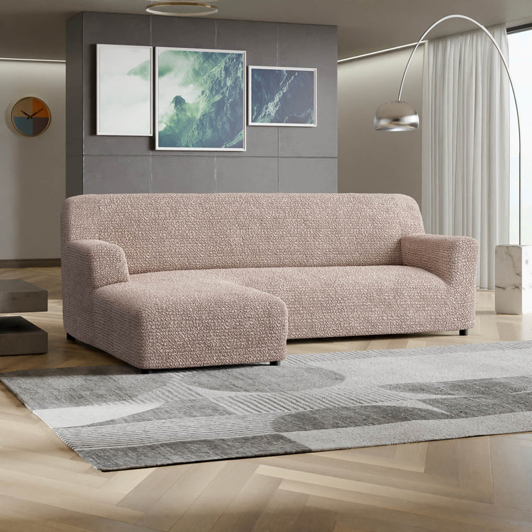 L-Shaped Sofa Slipcover (Left Chaise), Microfibra Collection