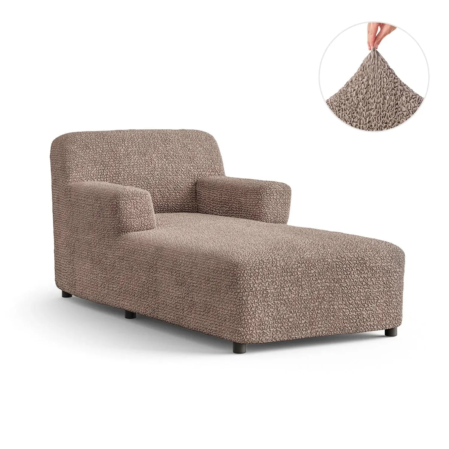 Marsala Chaise Lounge Slipcover, Microfibra Collection