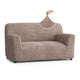 Loveseat 2 Seater Slipcover, Comfort Collection – Soft Taupe, front view | Soft Taupe