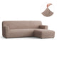 L-Shaped Sofa Slipcover (Right Chaise), Comfort Collection – Soft Taupe, front view | Soft Taupe
