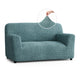 Loveseat 2 Seater Slipcover, Comfort Collection – Teal, front view | Teal