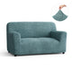 Loveseat 2 Seater Slipcover, Comfort Collection – Teal, front view | Teal