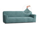 Sofa 4 Seater Slipcover, Comfort Collection – Teal, front view | Teal