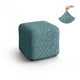 Ottoman Slipcover (Small), Comfort Collection – Teal, front view | Teal