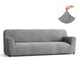 Sofa 4 Seater Slipcover, Comfort Collection – Ash, front view | Ash