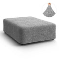 Ash Ottoman Slipcover (Large), Microfibra Collection